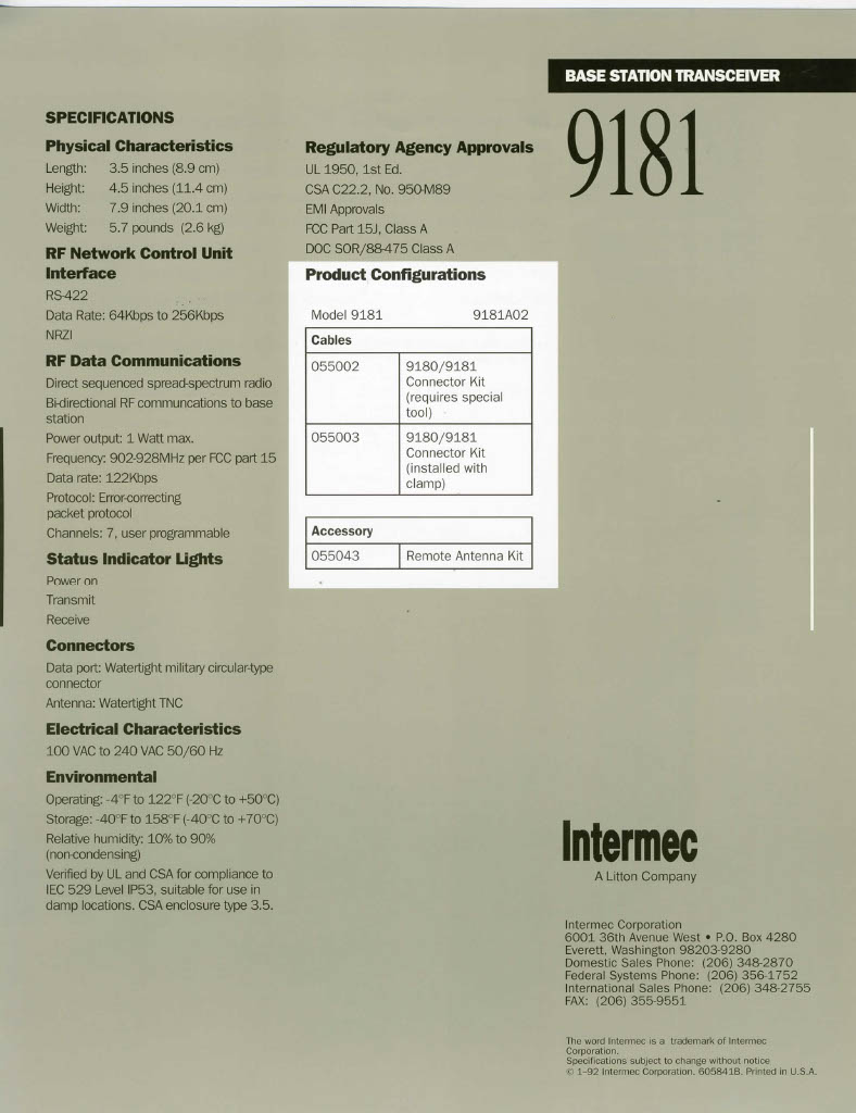 9181 Tranceiver page 2