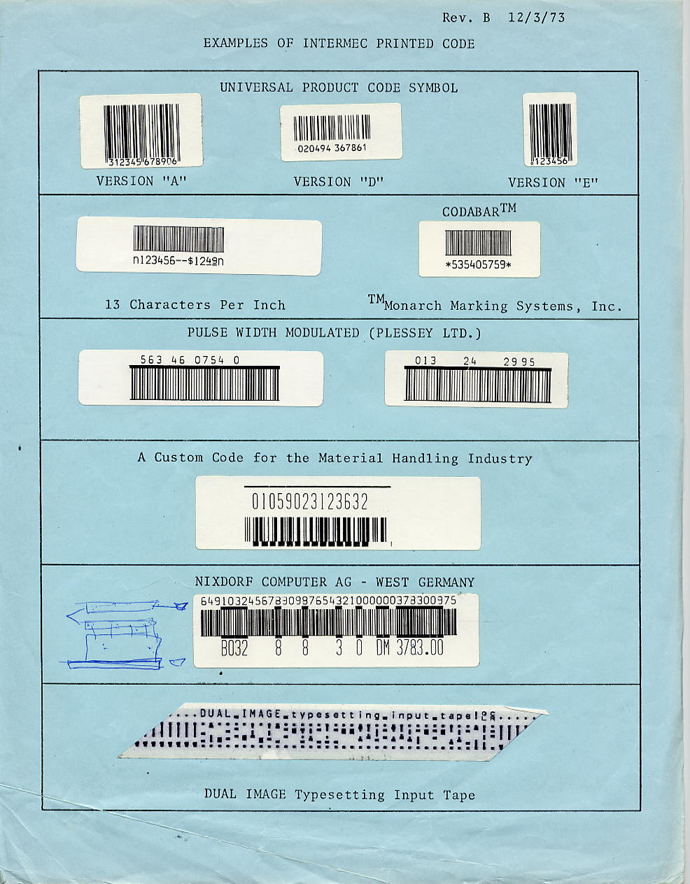 Intermec Printing 1973
